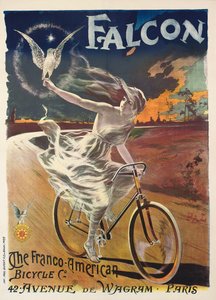 Poster advertising Falcon bicycles (c.1894)