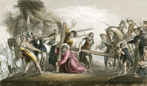 Christ bearing the cross
