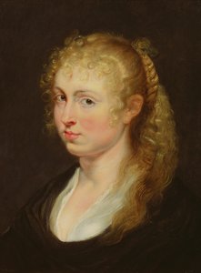 Young Woman with Curly Hair