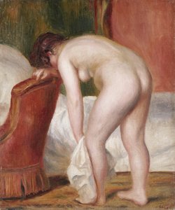 Female Nude Drying Herself