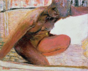 Nude Crouching in the Bath, 1940