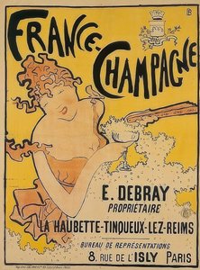 Poster for France-Champagne. 1889-1891