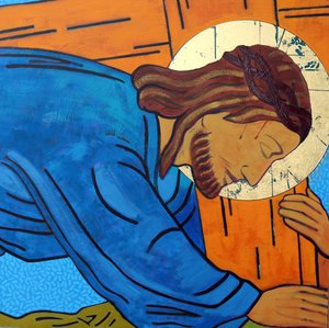 Jesus Falls Under the Cross