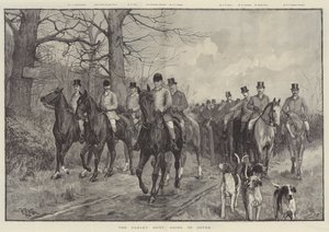 The Oakley Hunt, going to cover