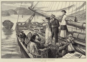 A Yachting Cruise, Becalmed