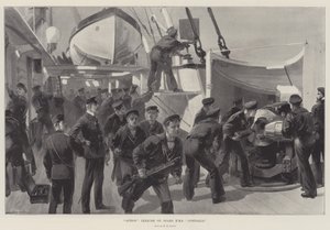 Action Exercise on Board HMS Australia