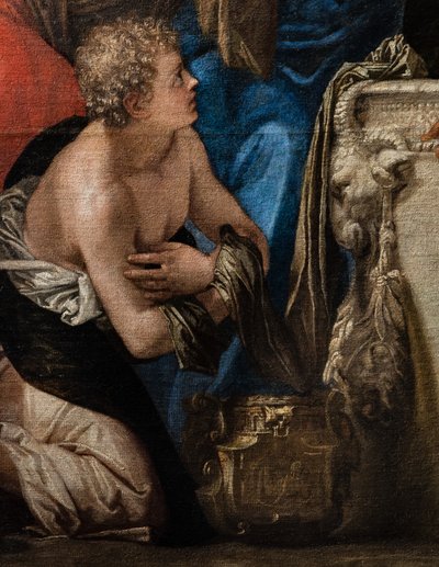 David’s Anointing (detail) by (1528 88) Veronese