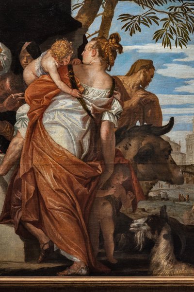 David’s Anointing (detail) by (1528 88) Veronese