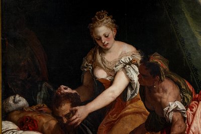 Judith with the head of Holofernes (detail) by (1528 88) Veronese