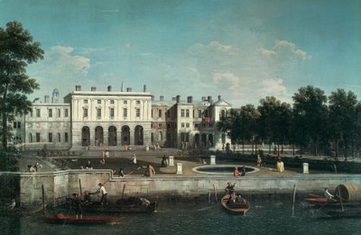 Old Somerset House on the Thames by (1697 1768) Canaletto