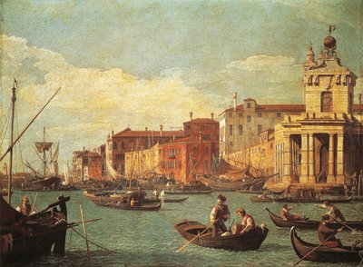 The Custom House and the Giudecca Canal by (1697 1768) Canaletto