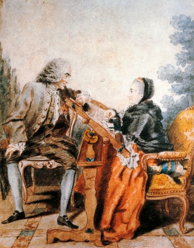 Portrait of Voltaire by Carmontelle