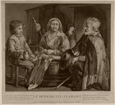 The Blessed Flamant by (after) Le Nain Brothers