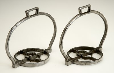Pair of Stirrups, c.1525 by (attr.to) German School