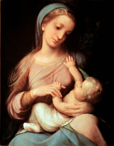 Virgin and Child by (c.1489 1534) Correggio