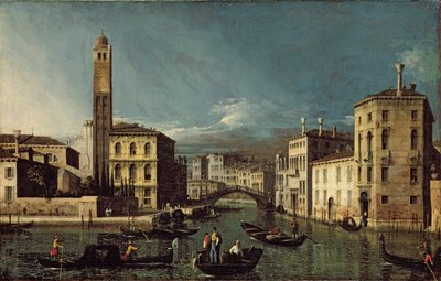 Canal Scene, Venice by Giovanni Antonio Canal
