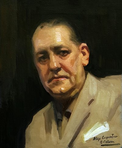 Alejo Carpentier by Alejandro Cabeza