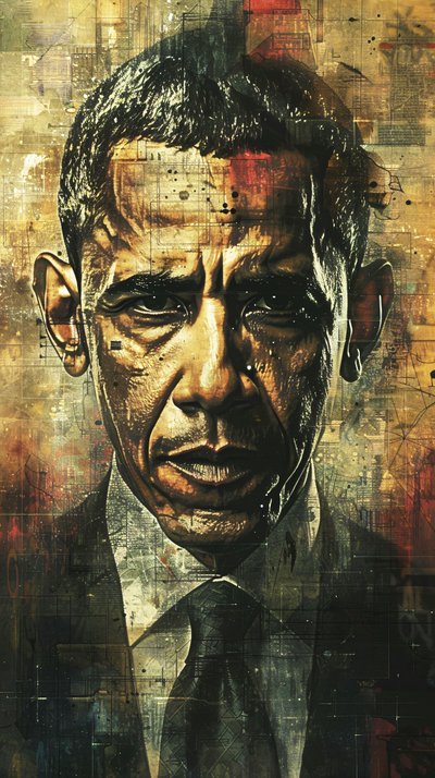 President Barack Obama Portraits by F. Abderrahim