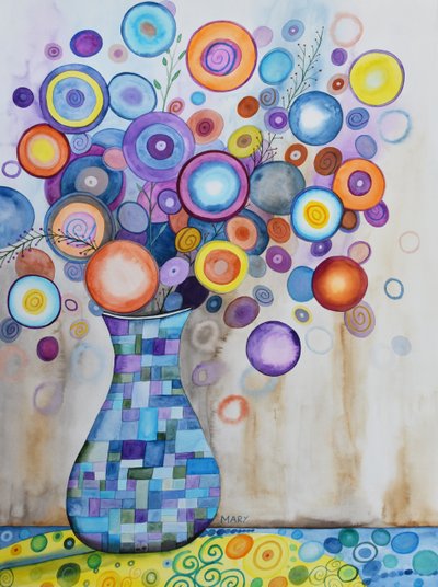 Fantasy Bouquet by Marys Watercolors