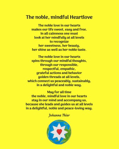 The Noble, Mindful Heartlove - Version 2 by Johanna Thier