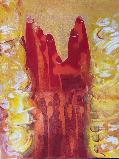 The Praying Hands Above Us by ManuC.