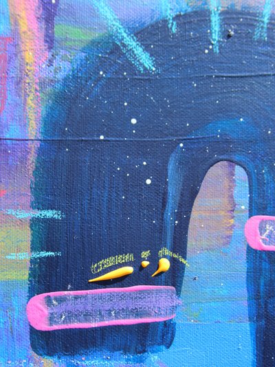 Weg des Bewusstseins Detail by Emilie Csapo Ertl