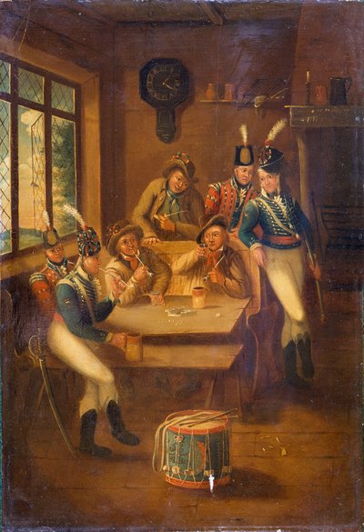 A Recruiting Party, 1805 by A.E. Eglington