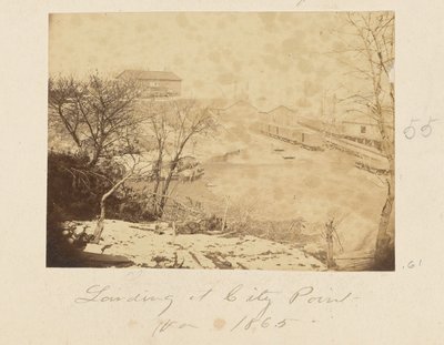 Landing at City Point, Virginia by A.J. Russell