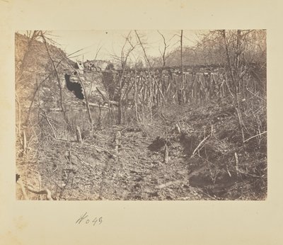 Trestle Bridge across Bull Run by A.J. Russell