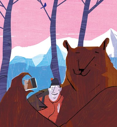 Bear Selfie by A.Richard Allen