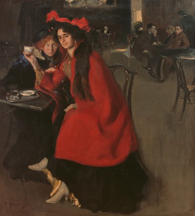 In a Cafe, 1902 by A. A. Murashko