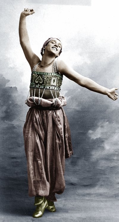 Vaslav Nijinsky in costume for Sheherazade by A. Bert