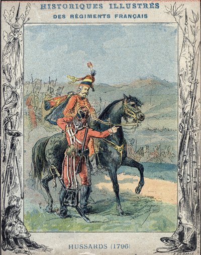 English Hussars by A. Demarle
