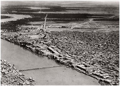 Baghdad from an Aeroplane, Iraq, 1925 by A. Kerim