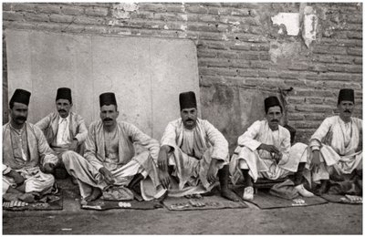 Turkish Money Changers, Baghdad, Iraq, 1925 by A. Kerim