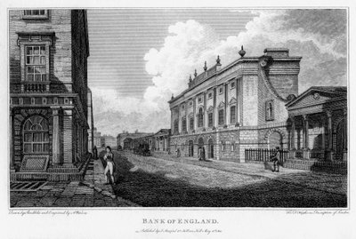 Bank of England, City of London, 1805 by A Warren