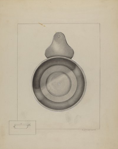 Pewter Porringer by A. Zaidenberg