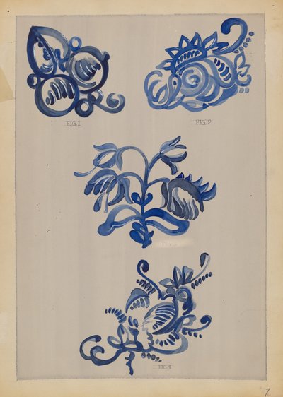 Decoration for Stoneware by A. Zimet