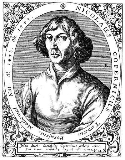 Nicolas Copernicus, Polish astronomer, 1645 by A. de Bry