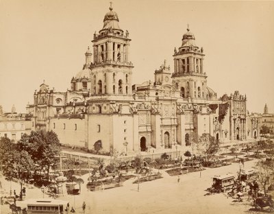 Mexican Views. Mexico. The Cathedral by Abel Briquet