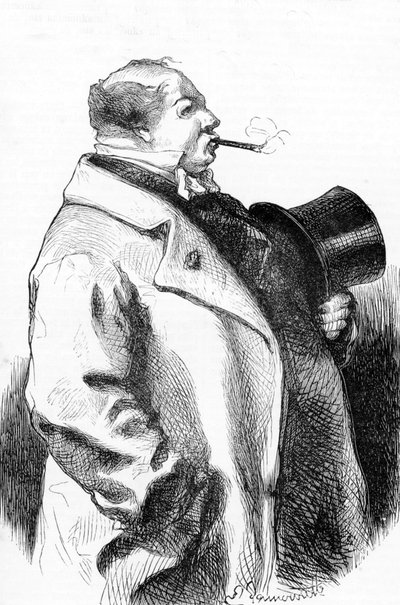 Portrait of a Smoker by Abel Damourette
