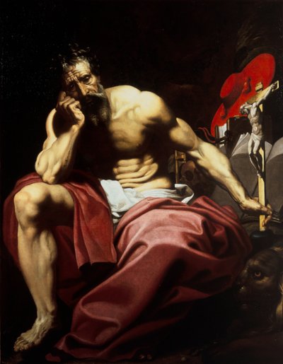 Saint Jerome by Abraham (attr.to) Janssens