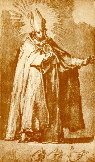 St. Augustine by Abraham Bloemaert