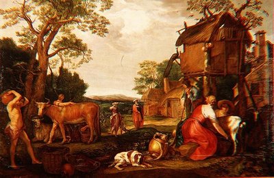 The Expulsion of Hagar and Ishmael by Abraham Bloemaert