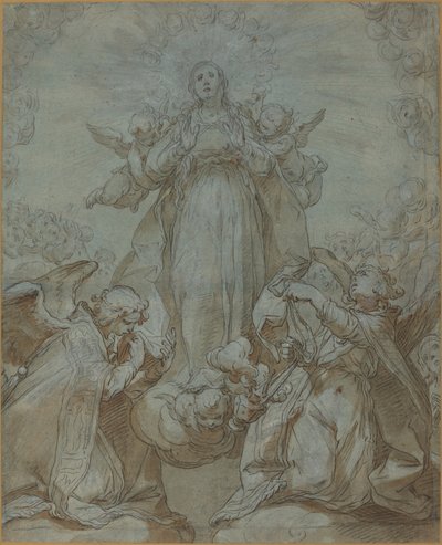 The Virgin in Glory by Abraham Bloemaert