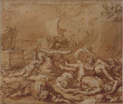Theagenes and Chariclea After the Shipwreck by Abraham Bloemaert