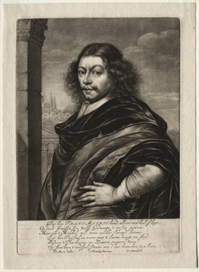Frans van Mieris I by Abraham Blooteling