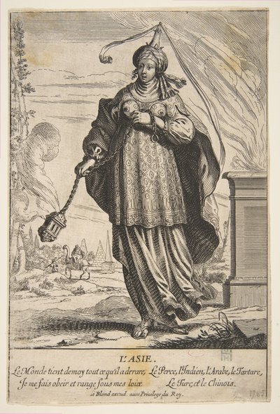 Asia, mid to late 17th century by Abraham Bosse
