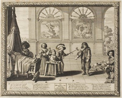 Childhood: Depicting the Four Ages of Man by Abraham Bosse