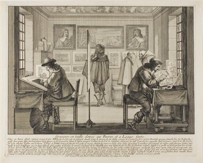 The Engraver and the Etcher by Abraham Bosse